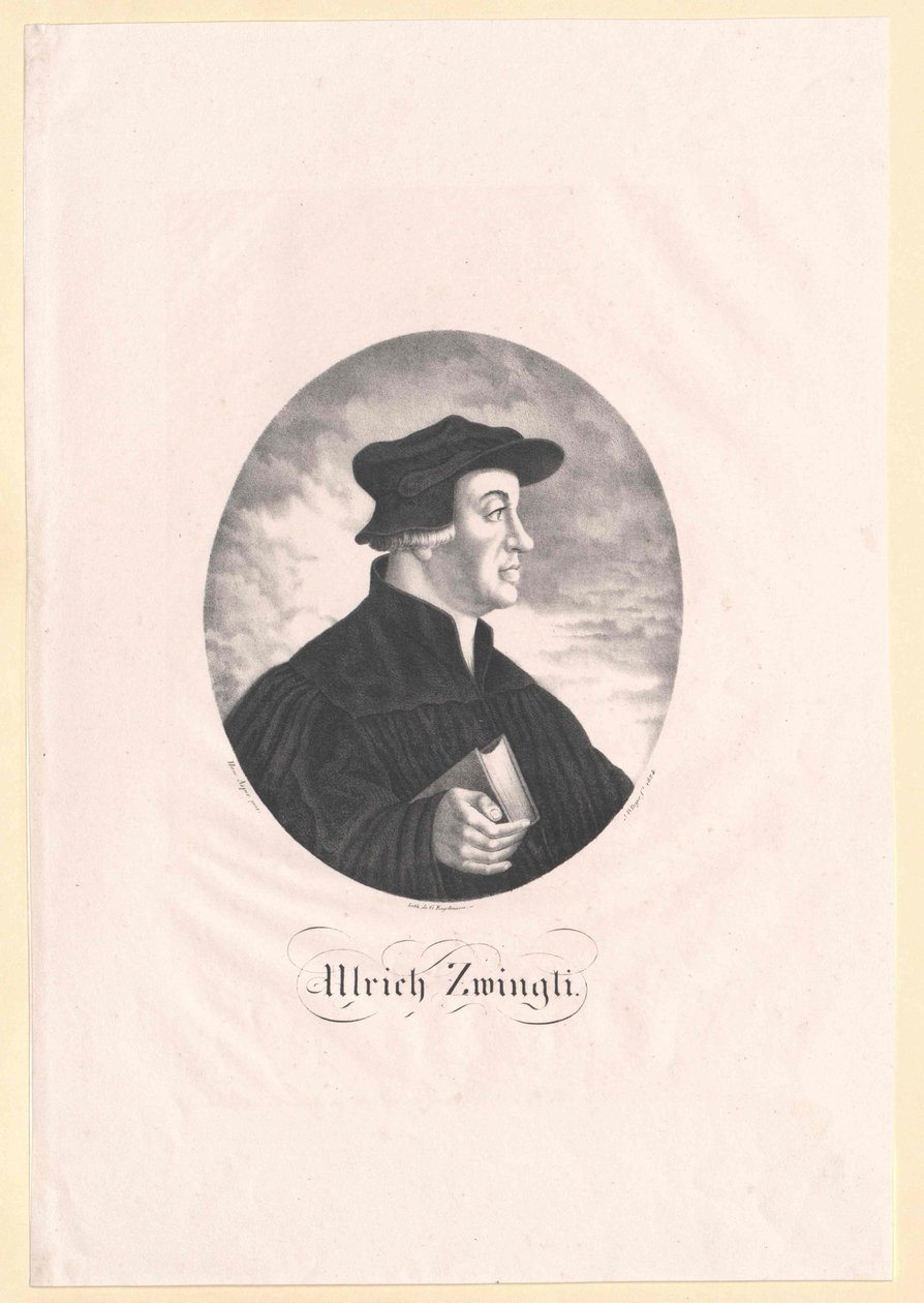 Ulrich Zwingli da Artist Unknown