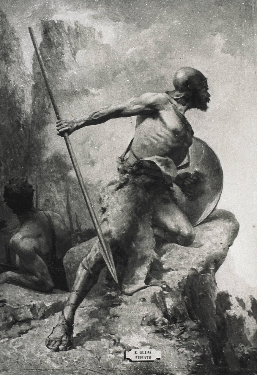 Viriato (190-139 a.C.). Leader del popolo lusitano che resistette all