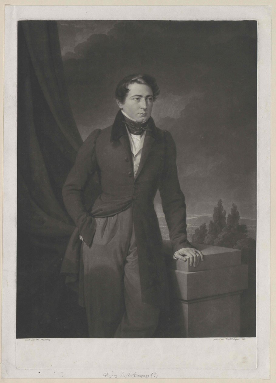 Vincenz principe Auersperg da Artist Unknown