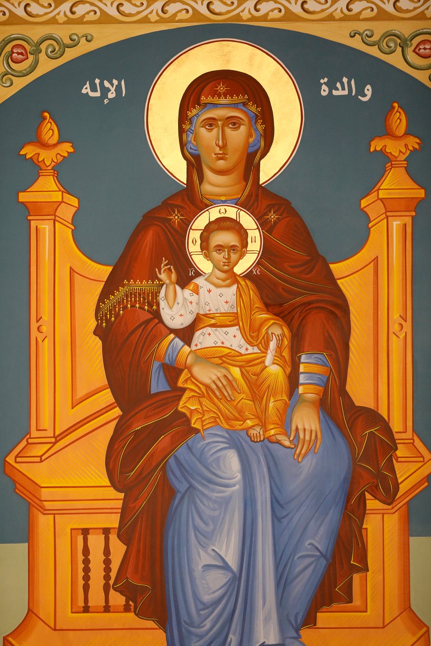 Vergine e bambino. Chiesa di Sant