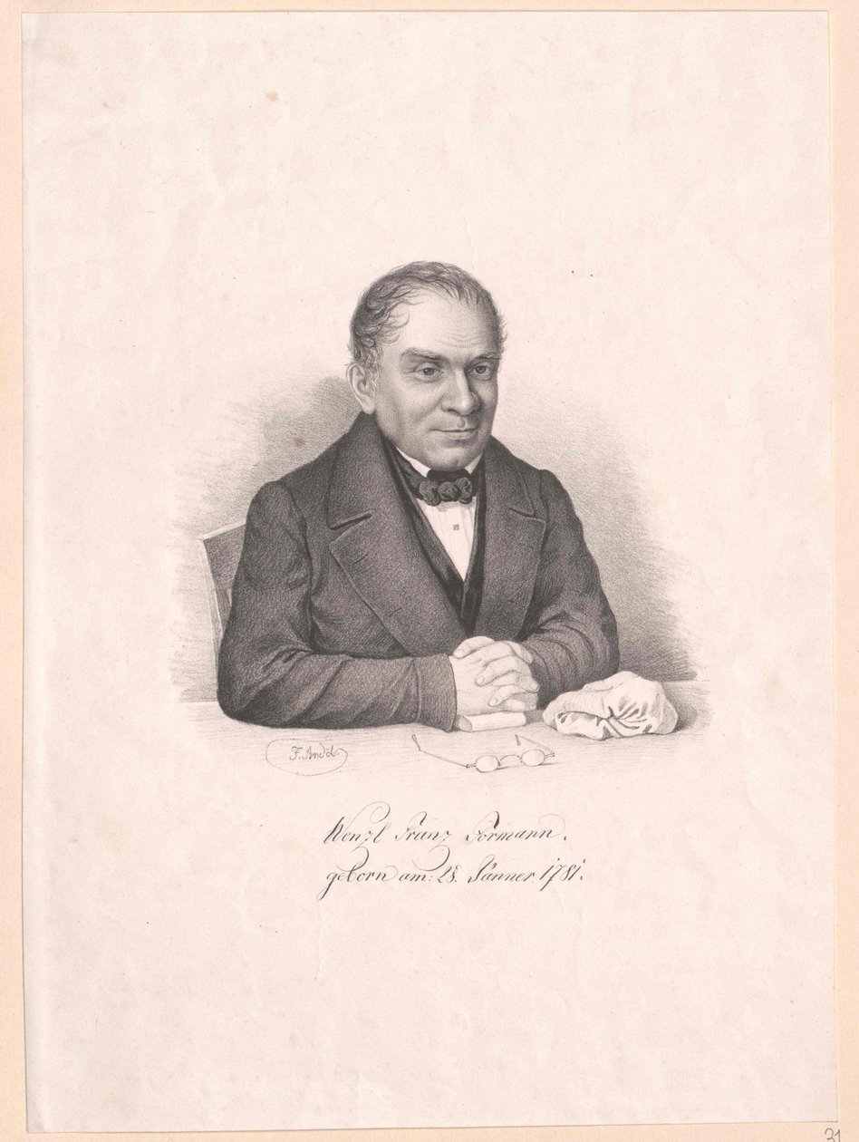 Wenzel Franz Formann (stampa) da Artist Unknown