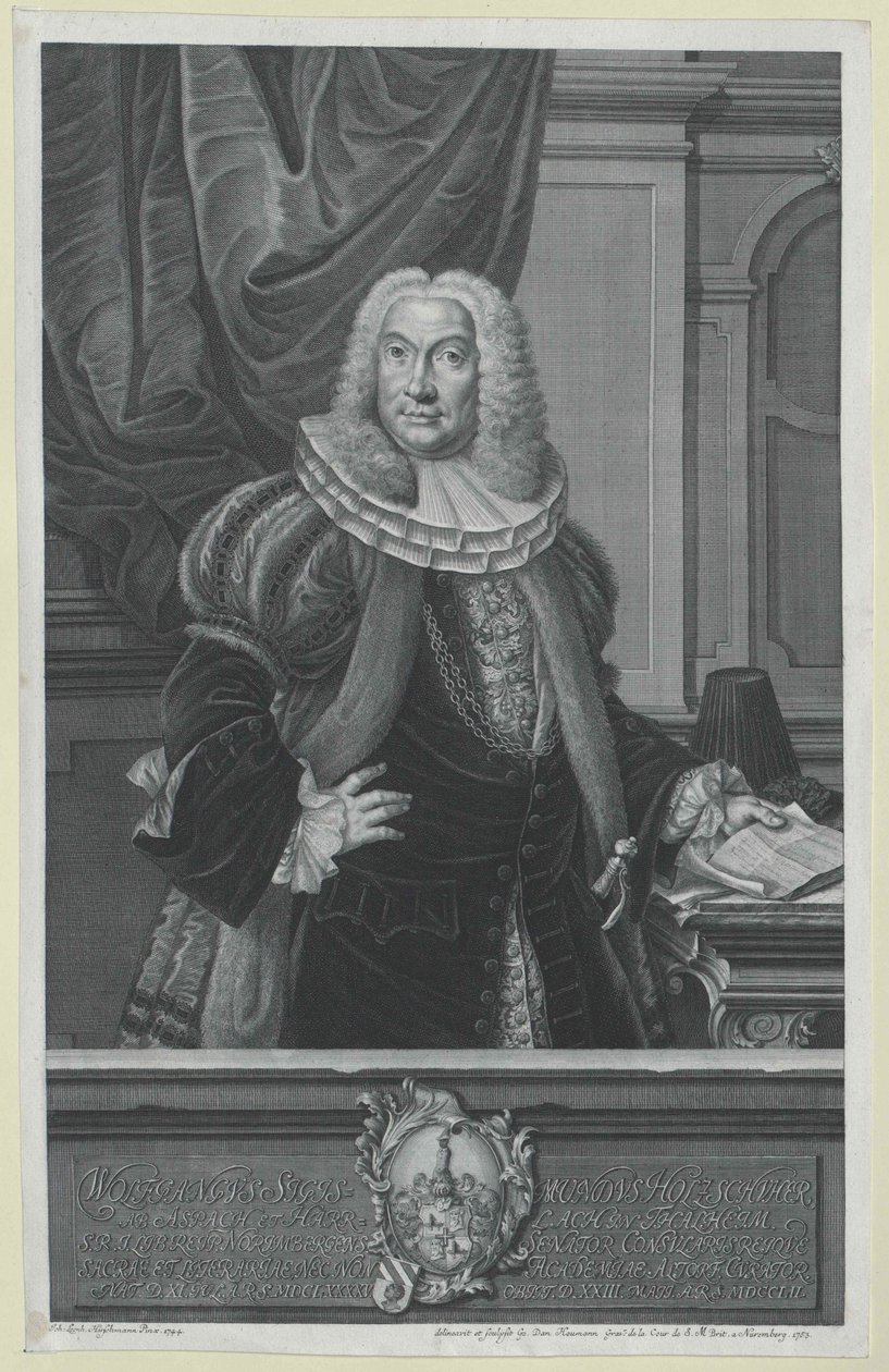 Wolfgang Sigismund Holzschuher da Artist Unknown