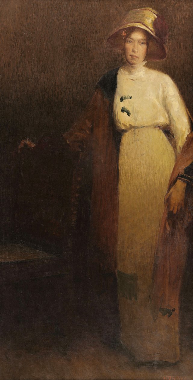 Ritratto di Silvia Meyer da Artur Timoteo da Costa
