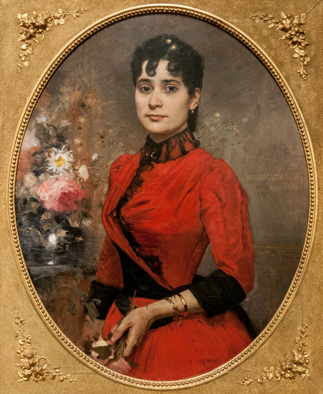 Ritratto di Emilia Alcalá da Arturo Michelena