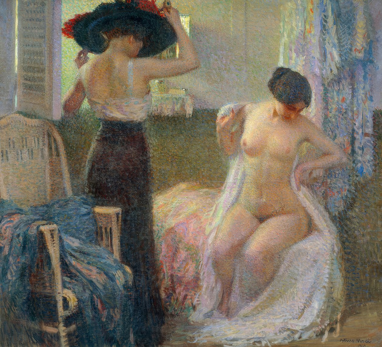 In cabina da Arturo Noci