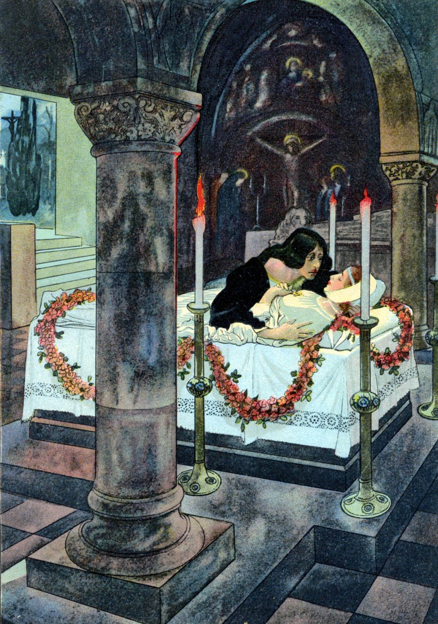 Romeo e Giulietta, c.1880 (stampa) da Artus Scheiner