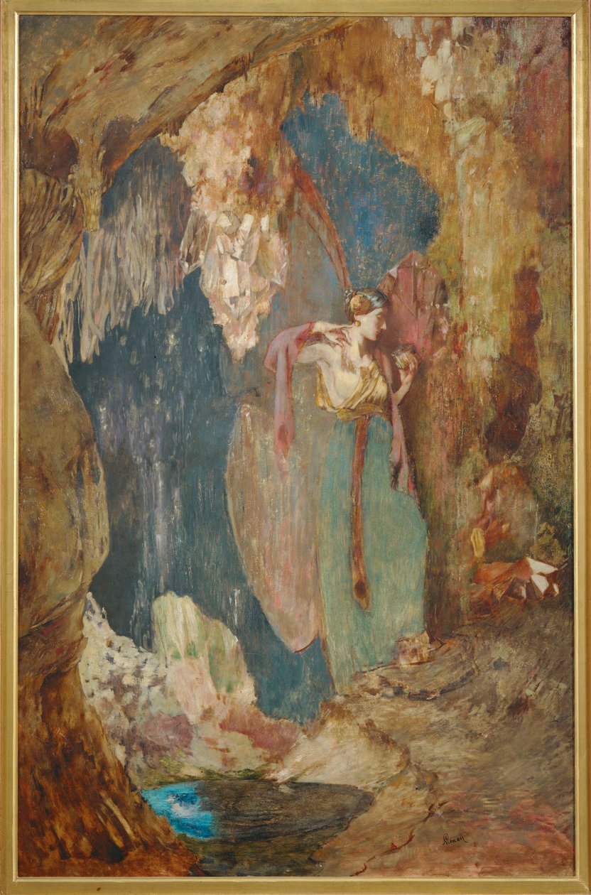 Pandora (pittura su legno) da Ary Ernest Renan