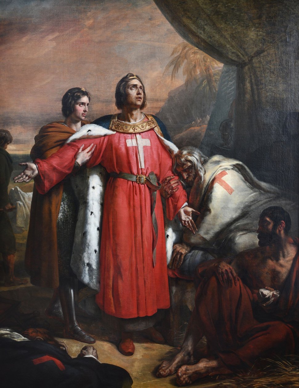 Francese: Saint Louis visiterant les pestiférés da Ary Scheffer