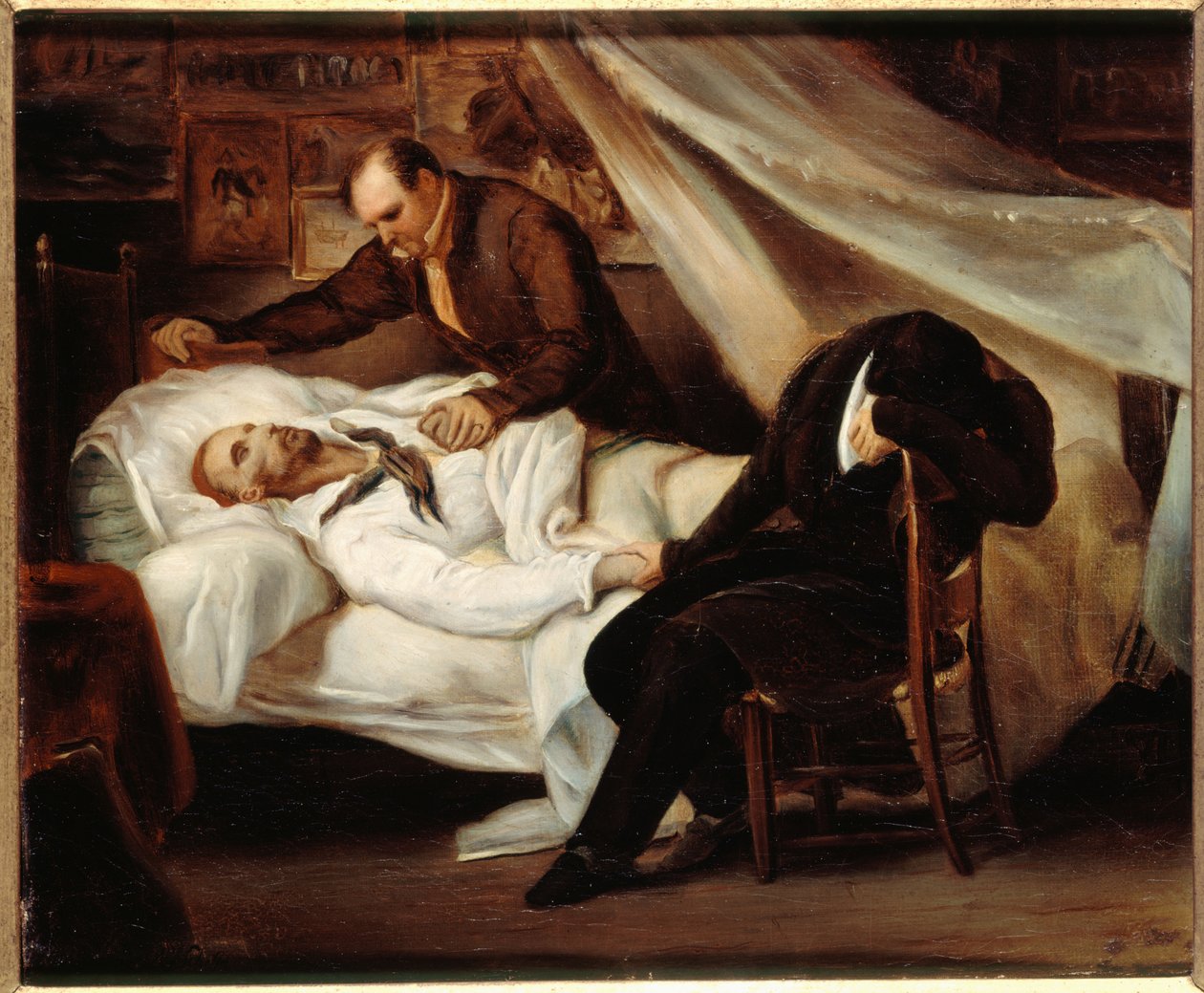 La morte di Géricault da Ary Scheffer