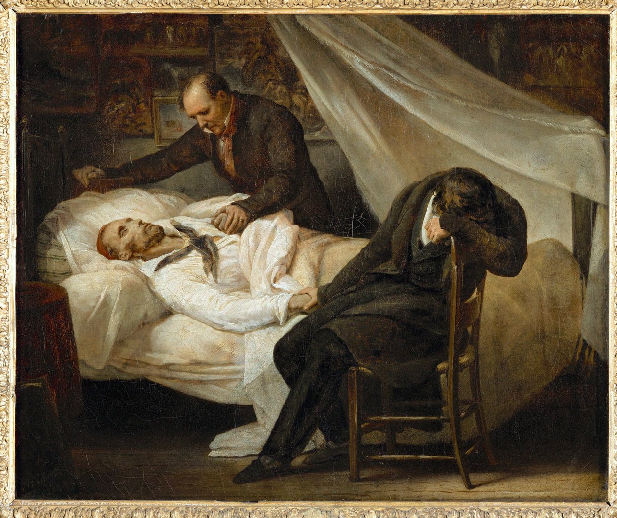 La morte di Gericault ... da Ary Scheffer