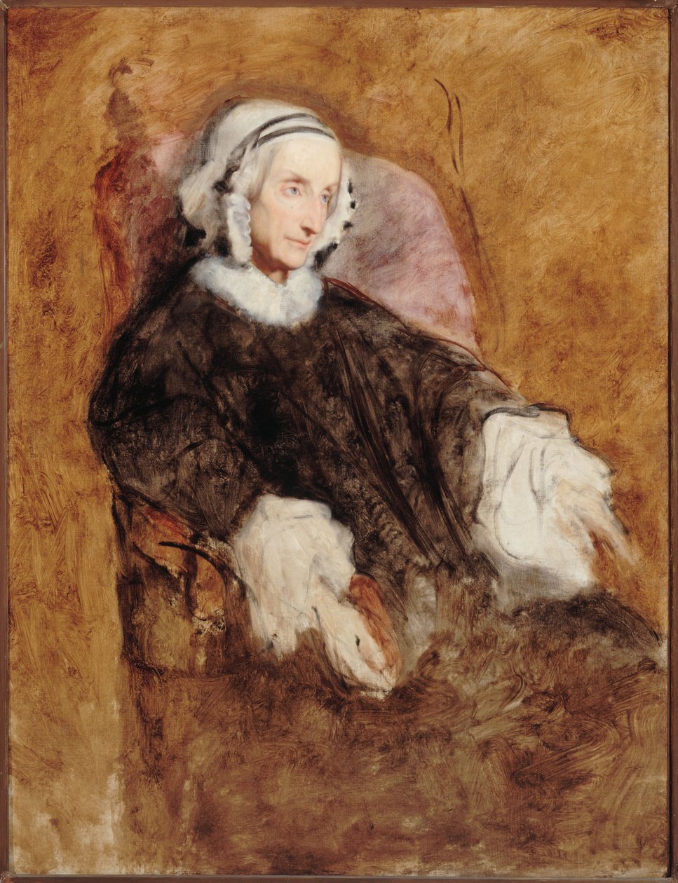 Ritratto della regina Maria Amalia in lutto da Ary Scheffer