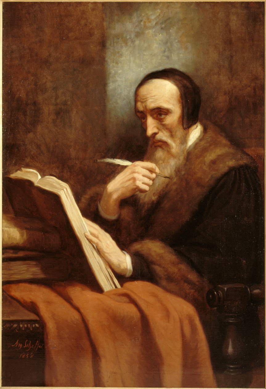 Ritratto di Giovanni Calvino 1509-1564 da Ary Scheffer