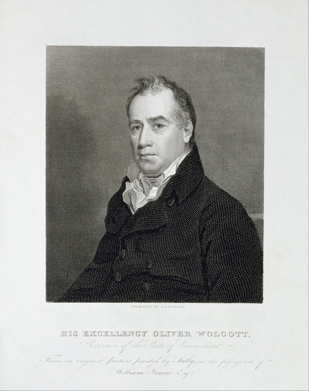 Sua Eccellenza Oliver Wolcott, Governatore dello Stato del Connecticut da Asher Brown Durand