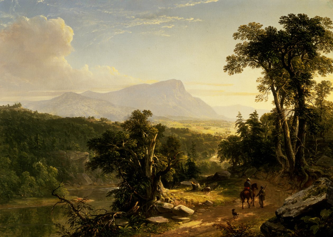 Paesaggio-Composizione: Nei Catskills, 1848 da Asher Brown Durand