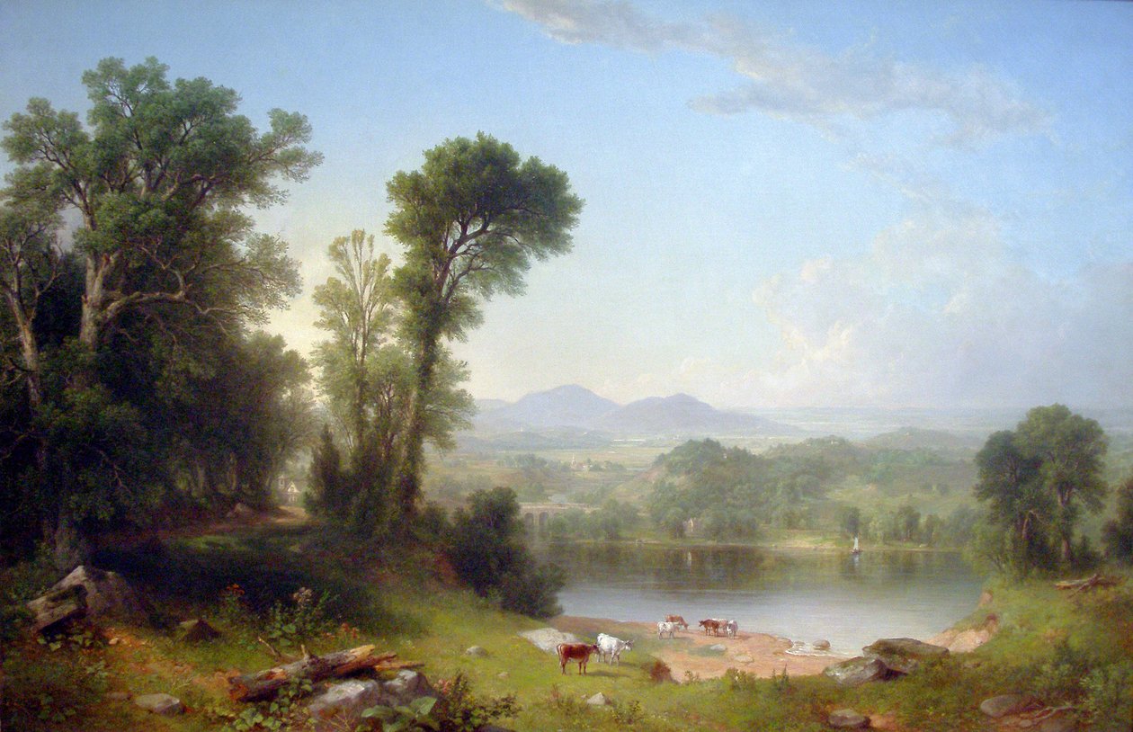 Paesaggio pastorale da Asher Brown Durand