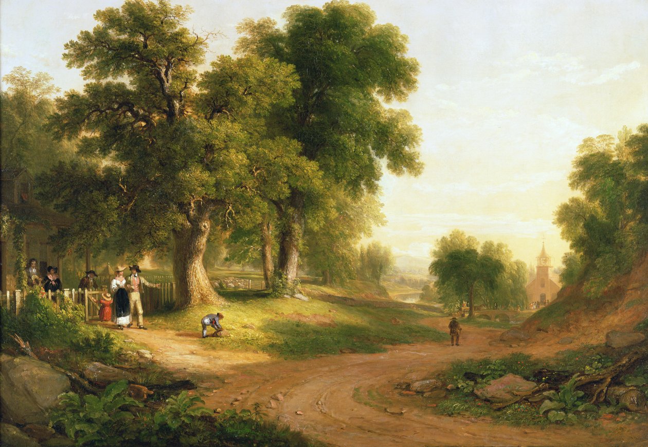 Domenica Mattina, 1839 da Asher Brown Durand