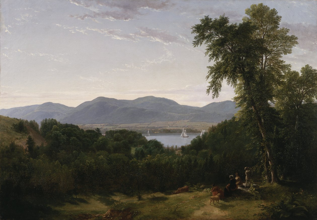 Beacon Hills sul fiume Hudson, 1852 da Asher Brown Durand