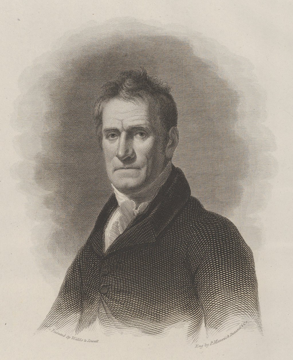 Cadwallader David Colden, sindaco di New York City da Asher Brown Durand