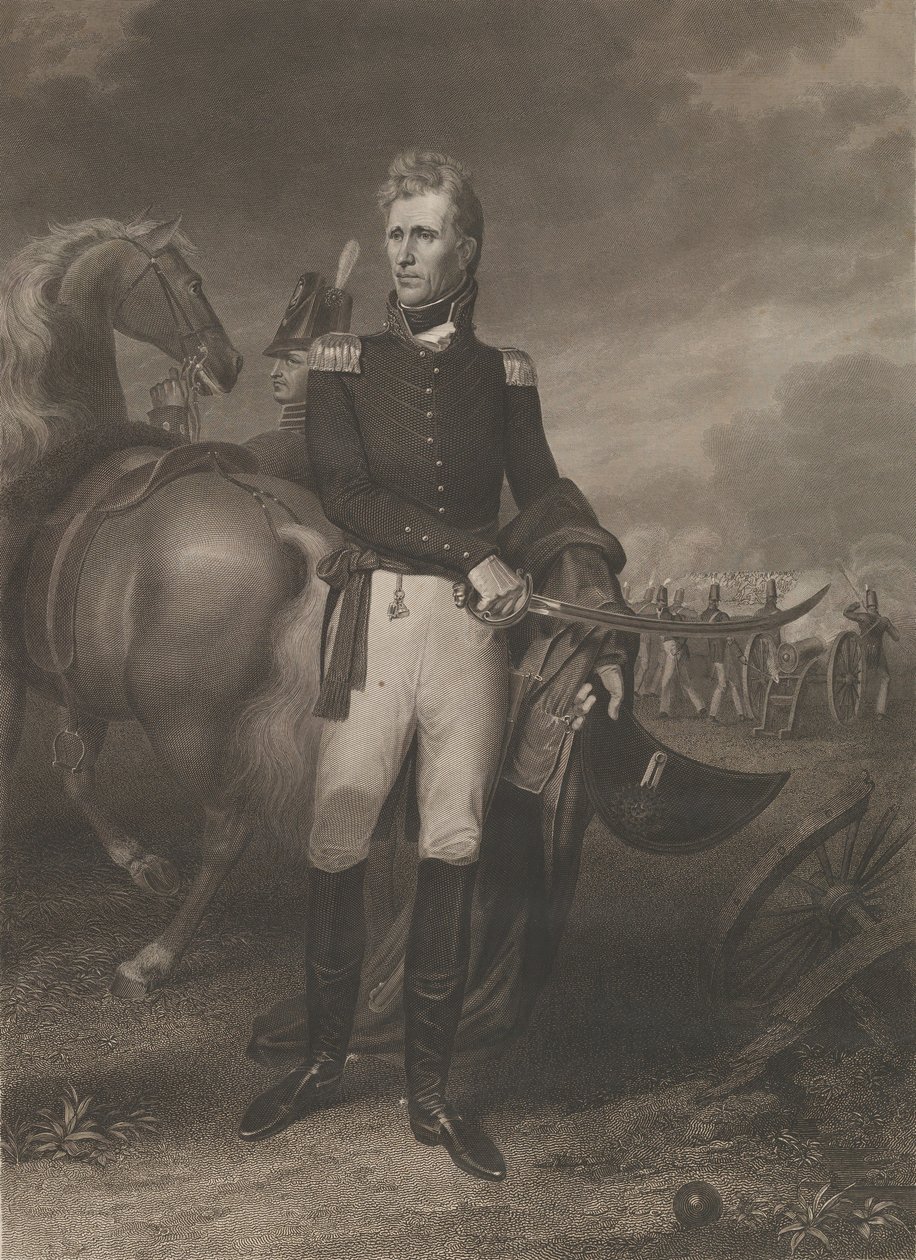 Generale Andrew Jackson, giugno 1828 da Asher Brown Durand