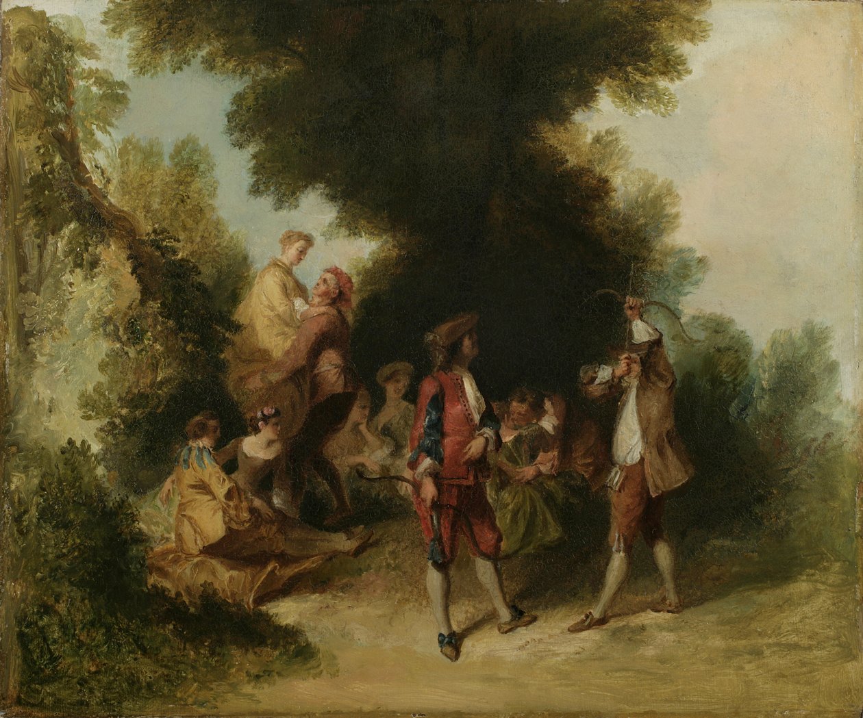 Virilità, dopo Nicholas Lancret, 1840 da Asher Brown Durand