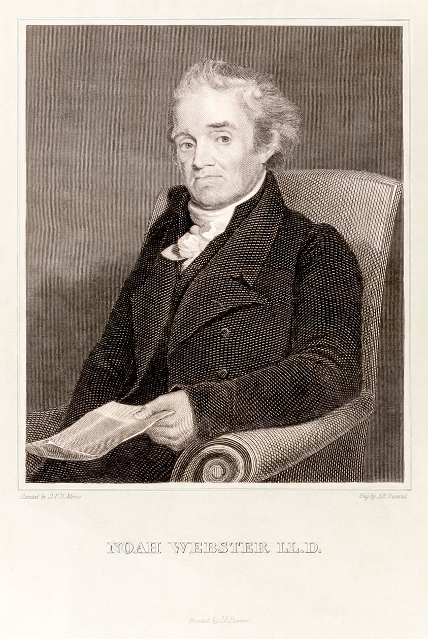 Noah Webster: lessicografo americano da Asher Brown Durand