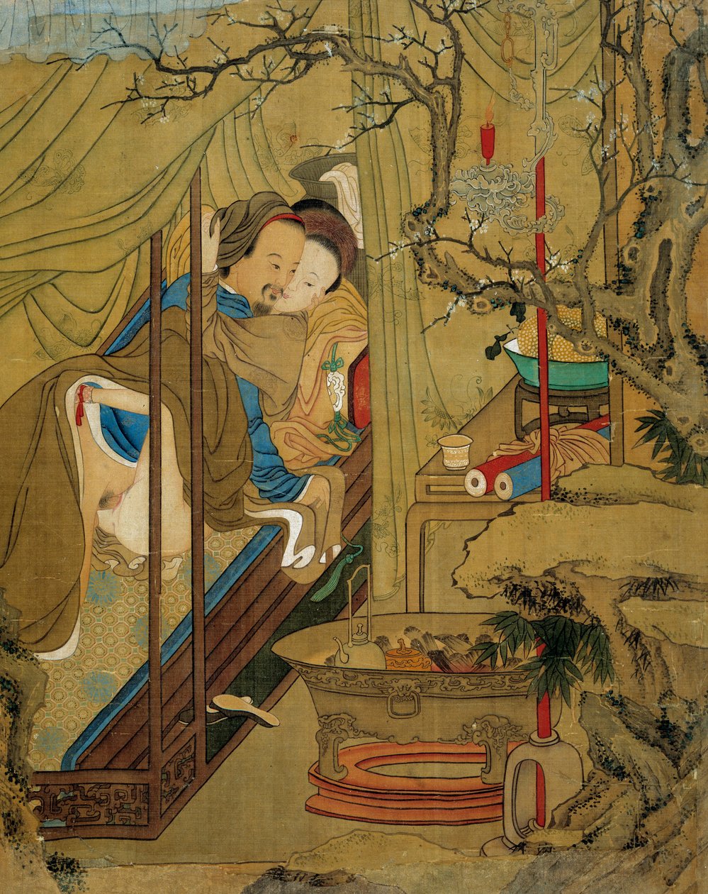 Arte asiatica: scena erotica da Asian School