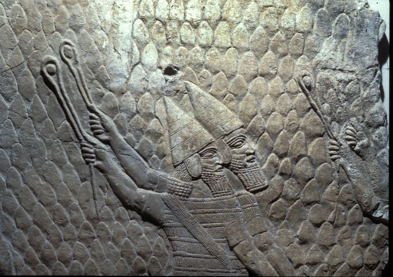 Fiondatori assiri, Palazzo di Sennacherib, Ninive da Assyrian