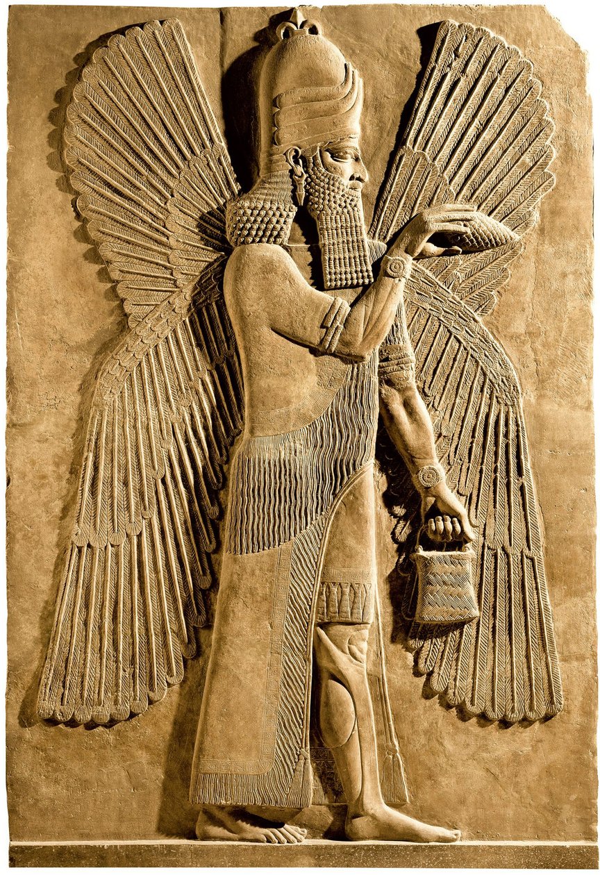 Genio alato (dettaglio) da Assyrian