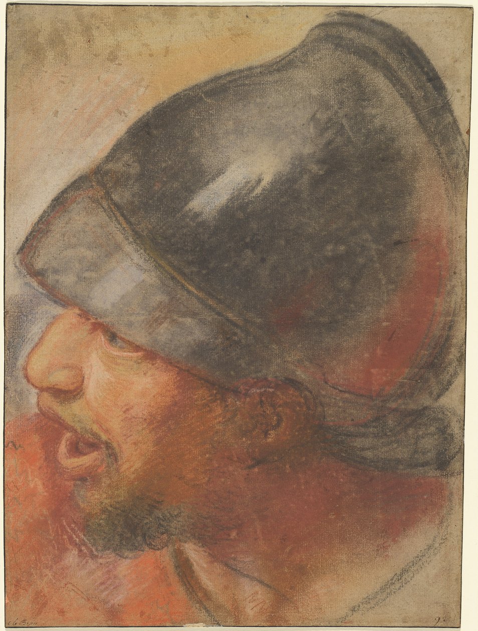 Testa di un soldato macedone da Atelier Assistant of Charles Le Brun
