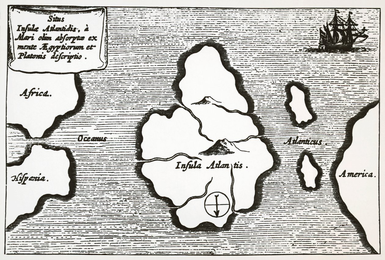 Mappa di Atlantide, da 