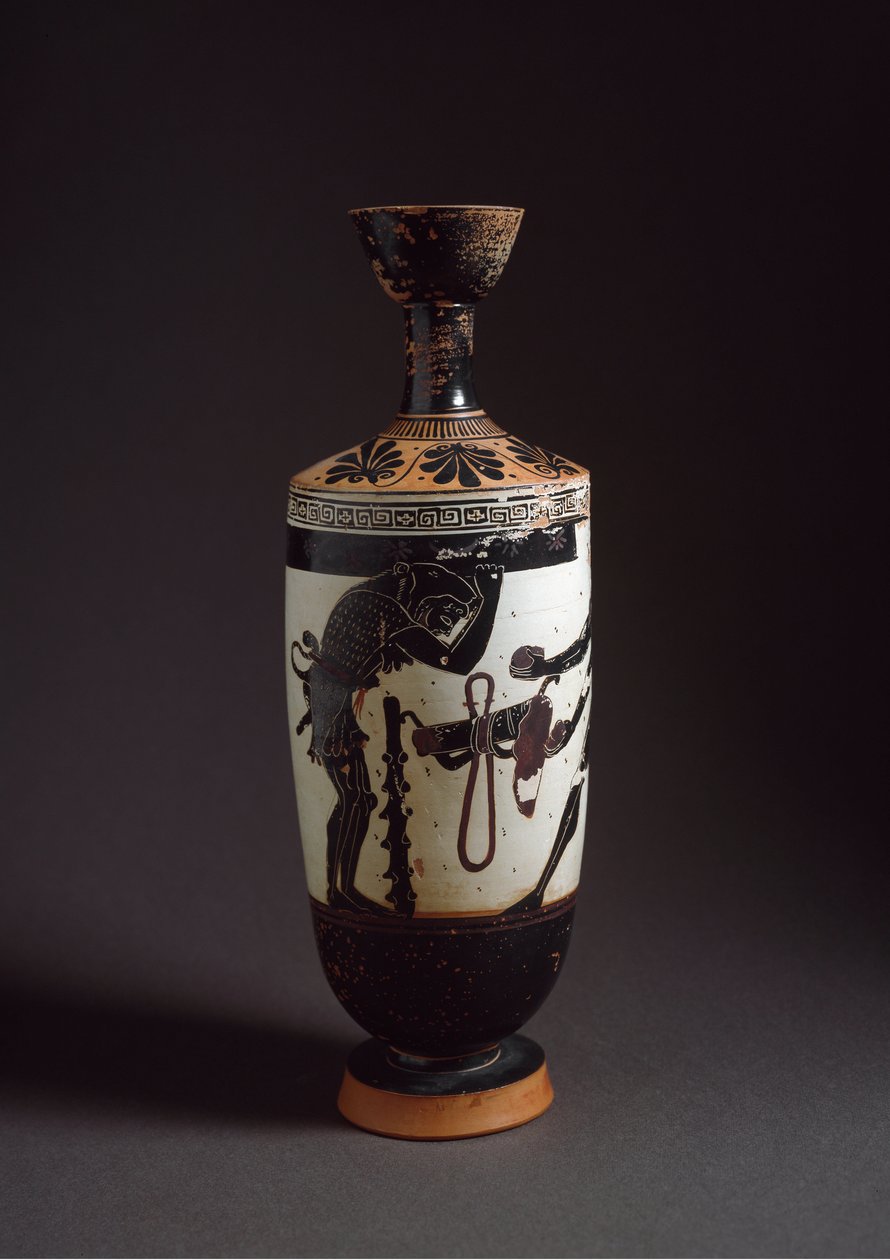 Arte greca: Eracle e Atlante (dettaglio) da Athena Painter (workshop of)