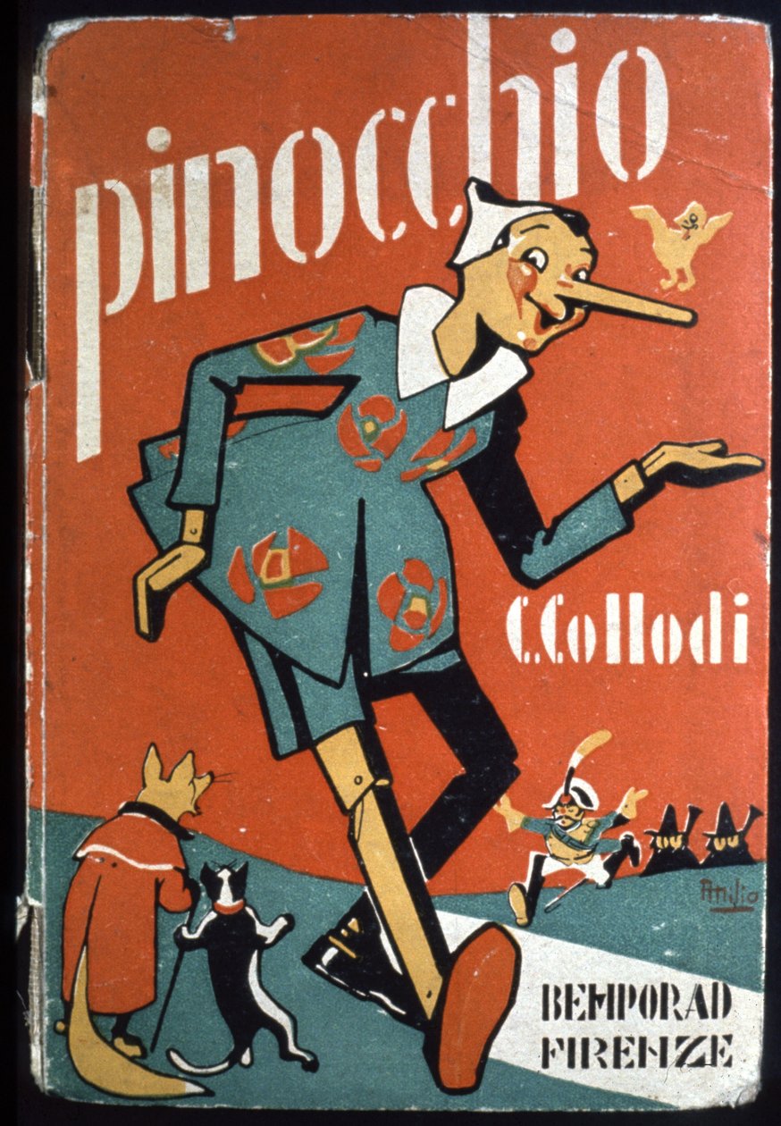 Pinocchio, c.1930 (illustration) da Attilio Mussino