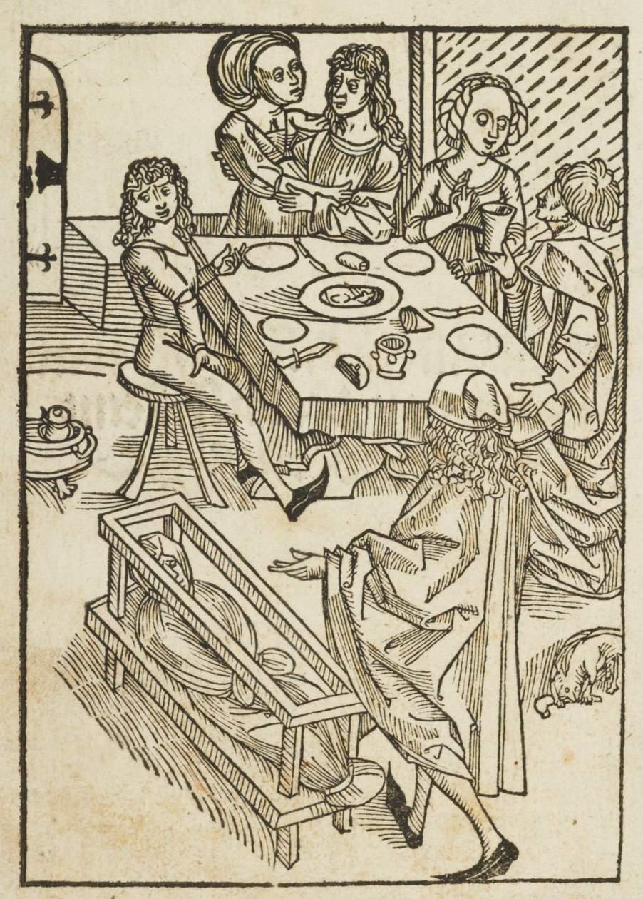 Un monito sincero contro il falso amore di questo mondo - 1 da attributed to Albrecht Dürer