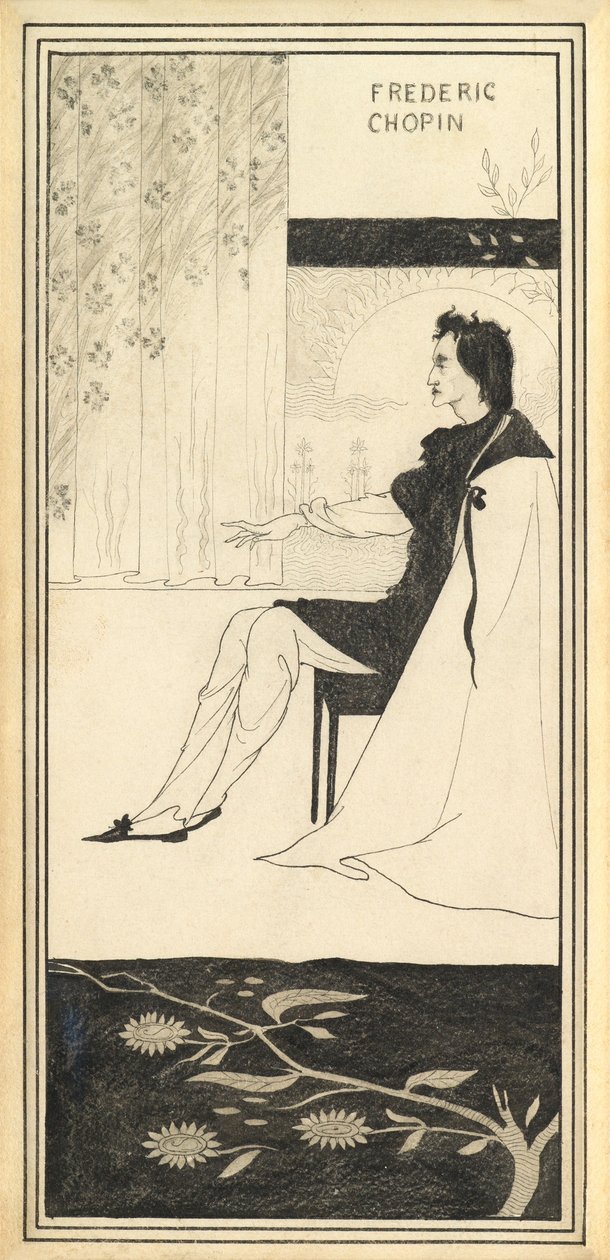 Frédéric Chopin da Aubrey Beardsley