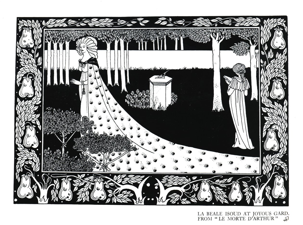 La Beale Isoud a Joyous Gard, illustrazione da 