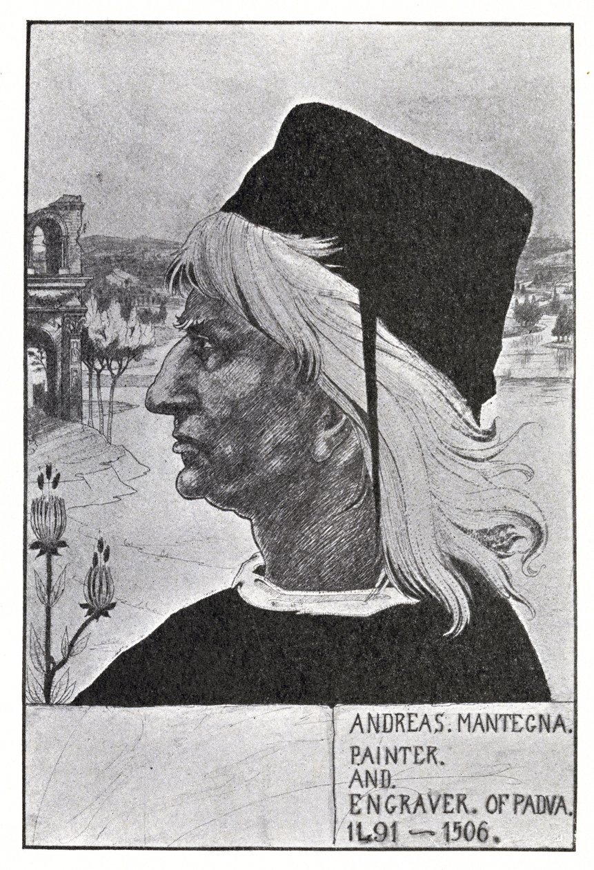 Ritratto di Mantegna, 1899 da Aubrey Beardsley