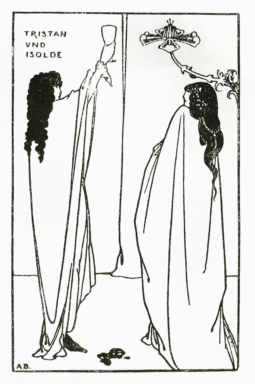 Una ripetizione di Tristan und Isolde, illustrazione da 