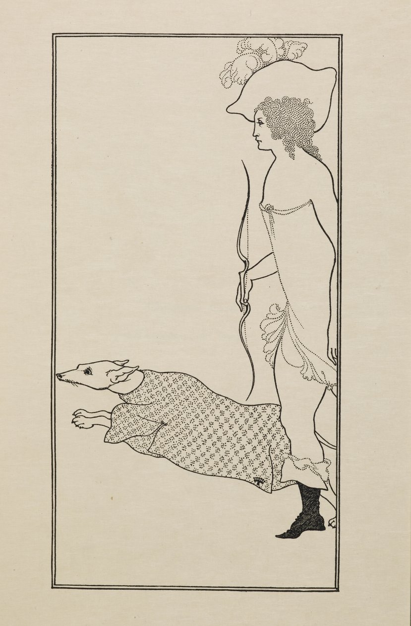 Atalanta, da un Libro di Cinquanta Disegni da Aubrey Beardsley