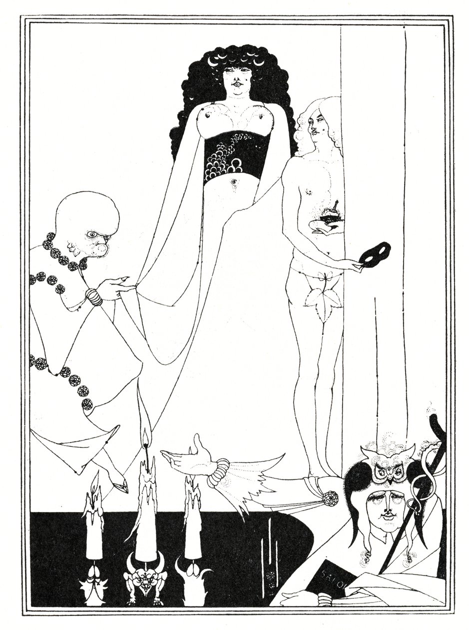 Entra Erodiade da Aubrey Beardsley