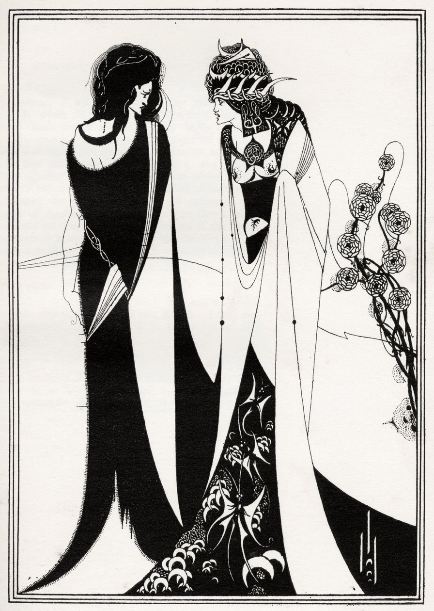 Giovanni e Salomè da Aubrey Beardsley