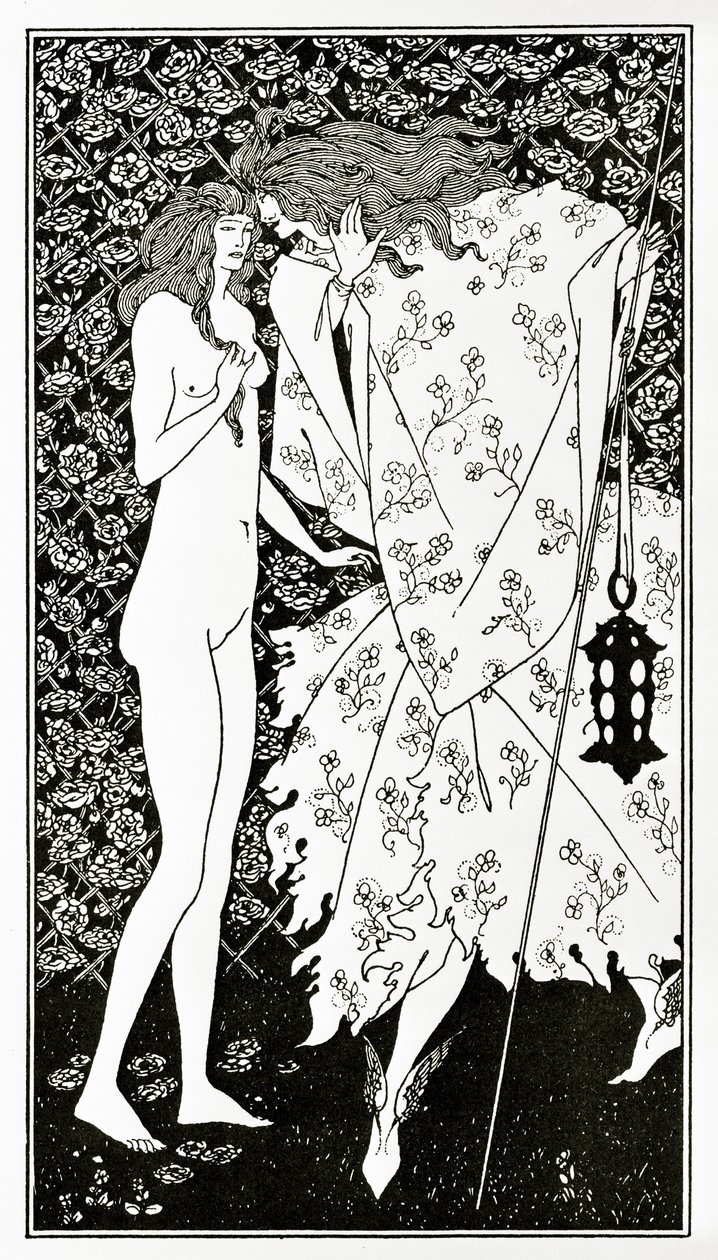 Il misterioso giardino della rosa da Aubrey Beardsley