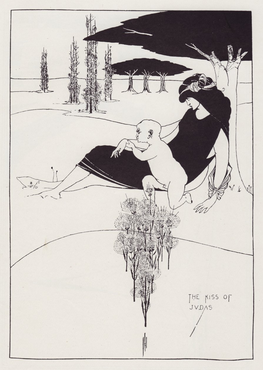 Il Bacio di Giuda da Aubrey Beardsley