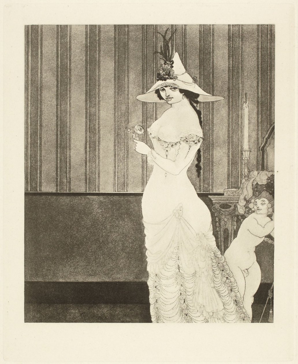 Donna da Aubrey Beardsley