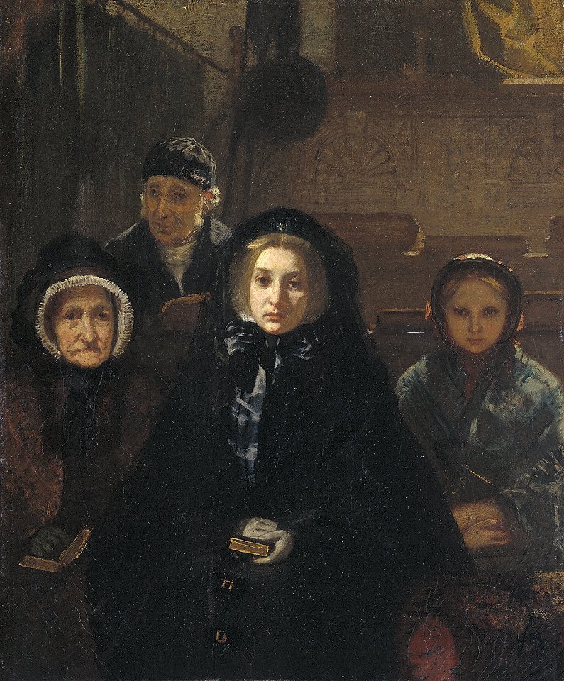 Presto in chiesa da August Allebe