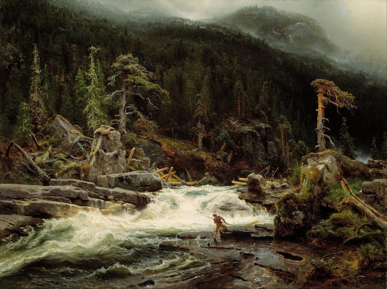 Cascata a Telemark da August Cappelen