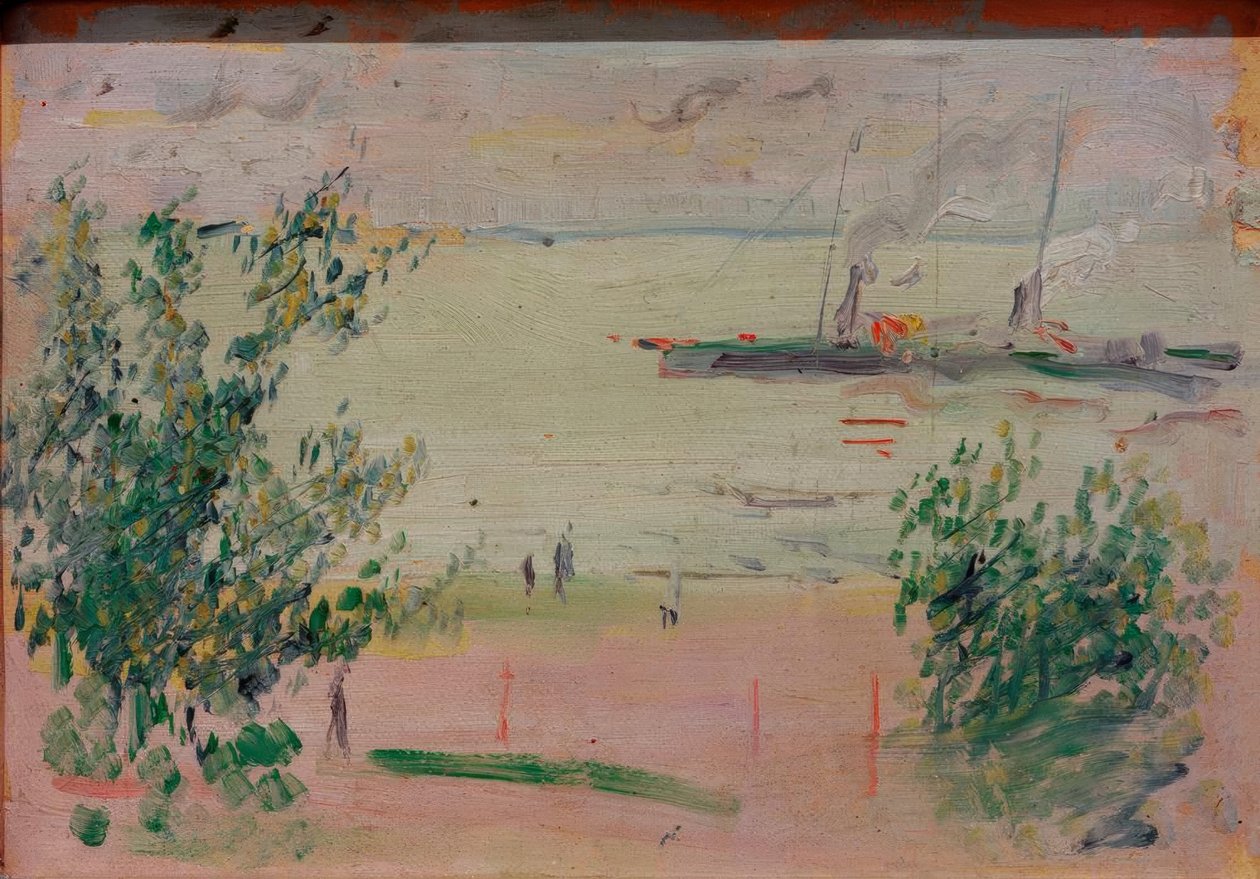 A Hersel sul Reno da August Macke