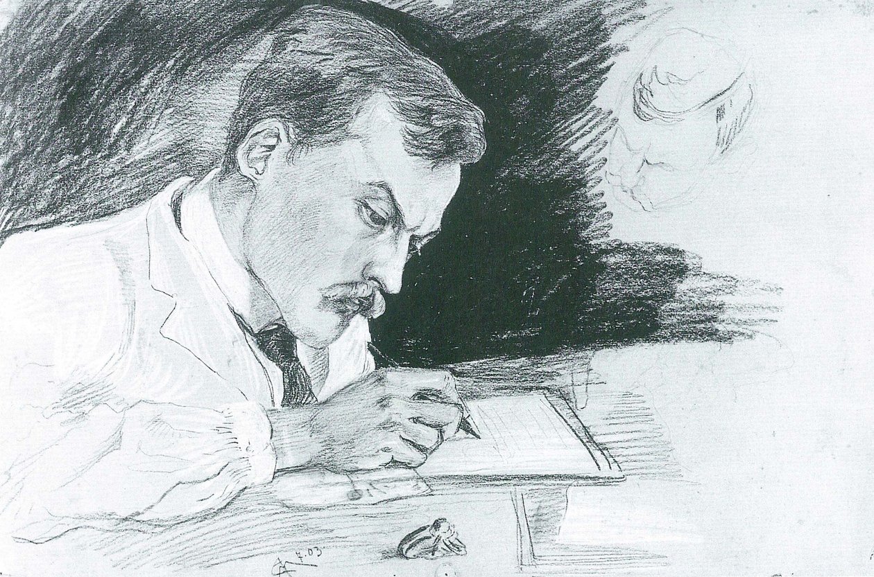 Ritratto del Dr. Ludwig Deubner da August Macke