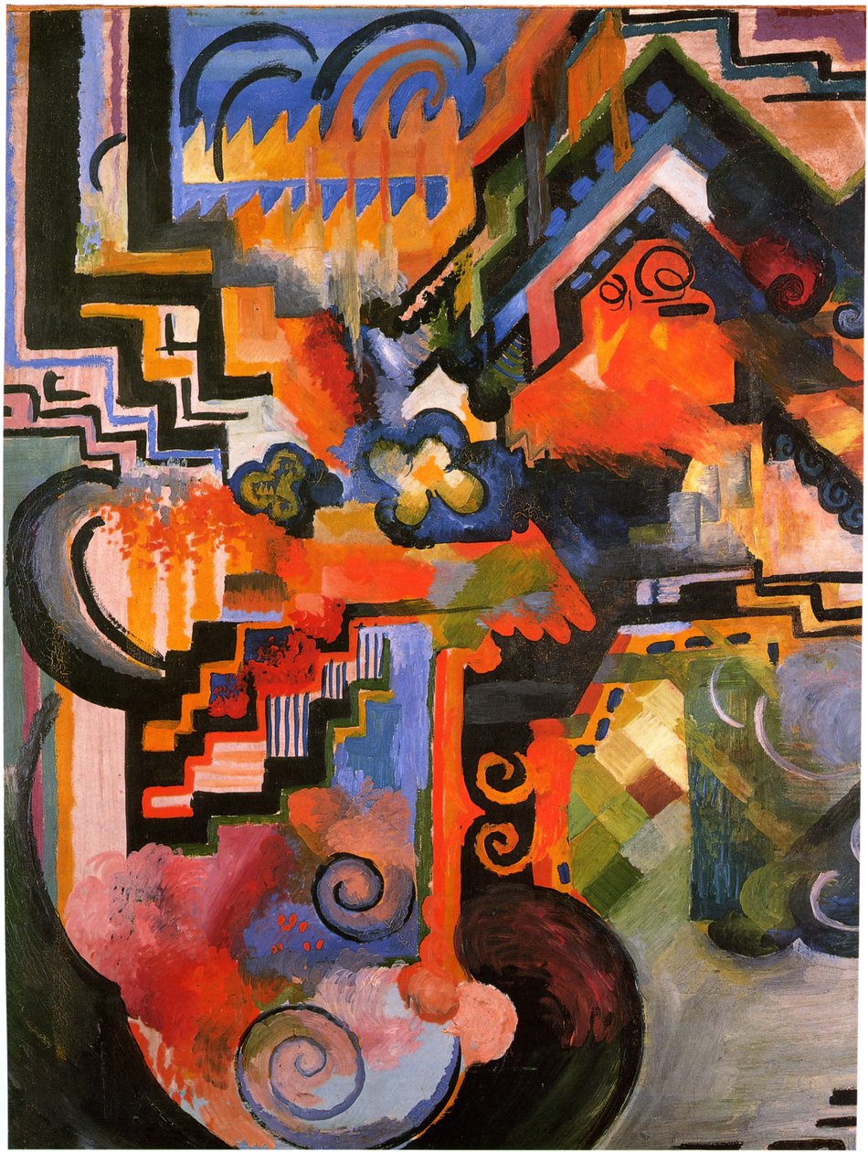 Composizione colorata da August Macke
