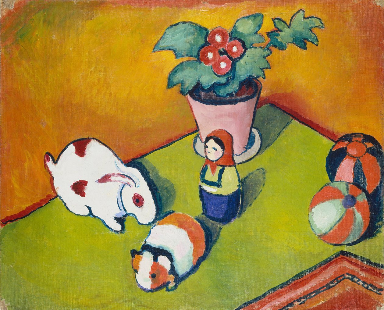 I giocattoli di Little Walter da August Macke