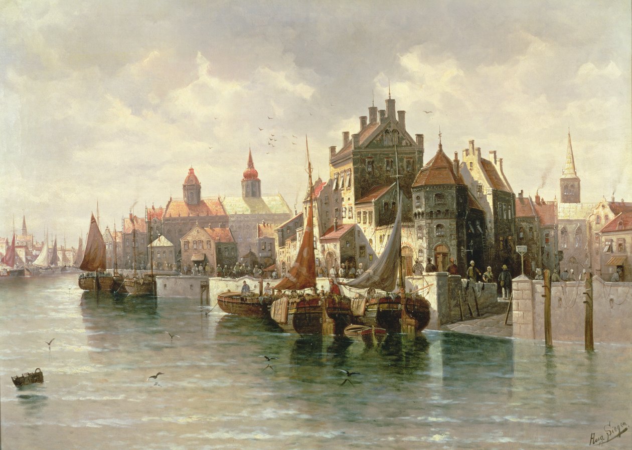 Canale di Kiel da August von Siegen